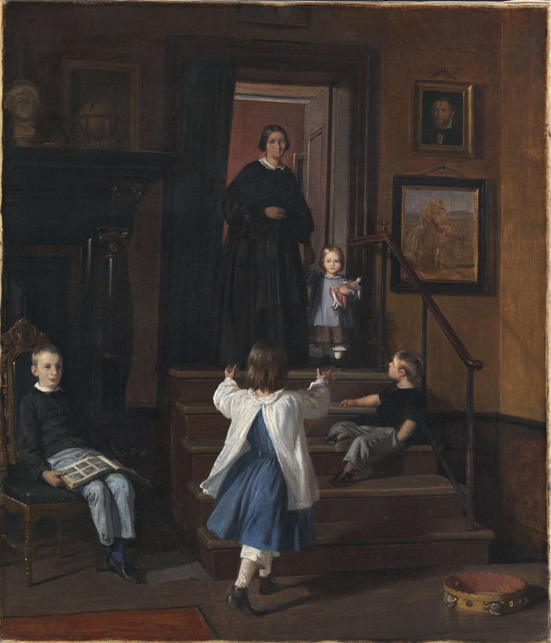 La familia del artista de Wilhelm Marstrand