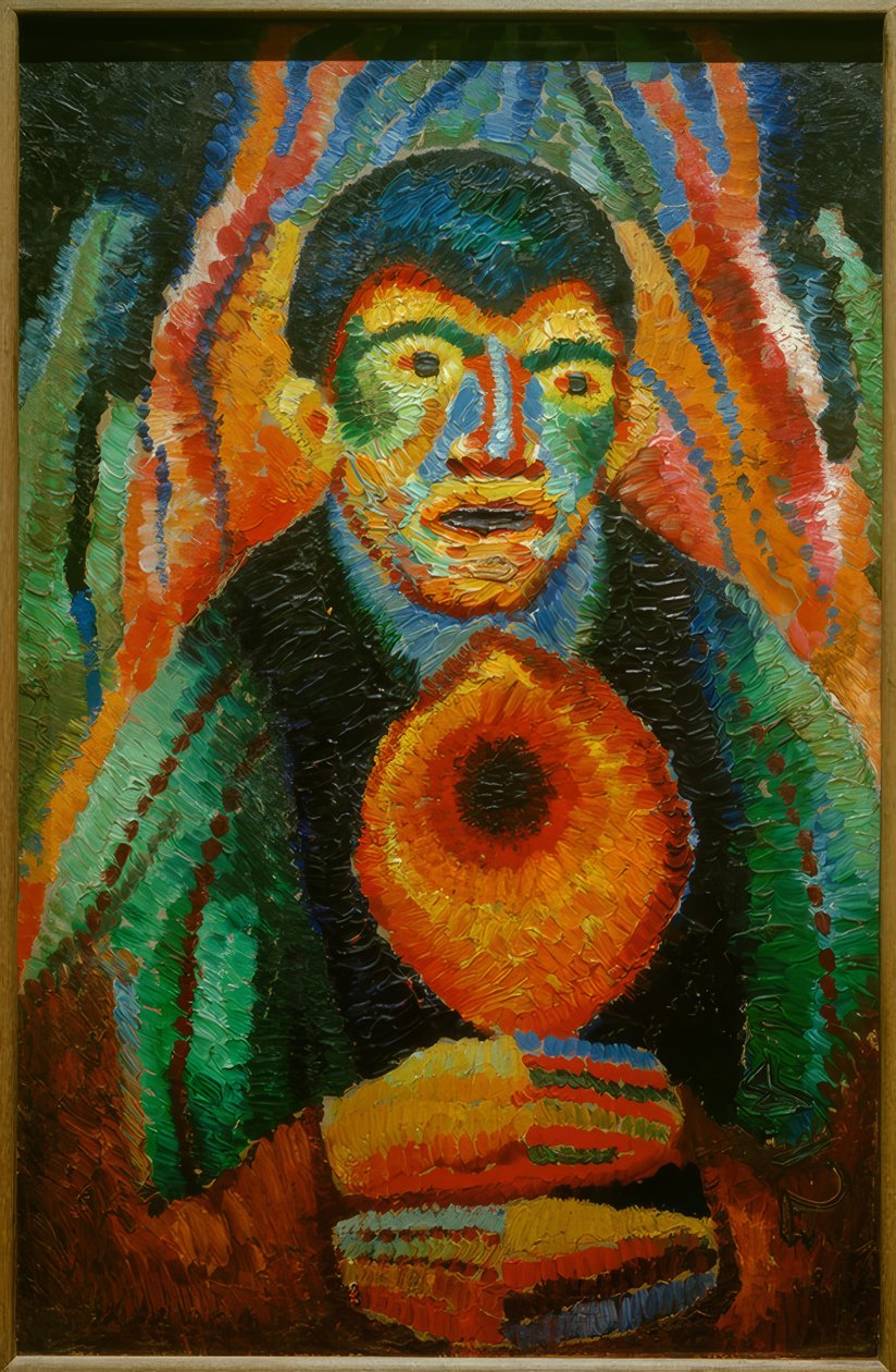 Autorretrato VIII de Wilhelm Morgner