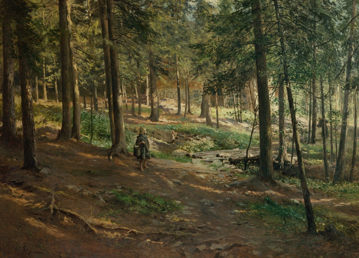 Paisaje forestal de Wilhelm Peters