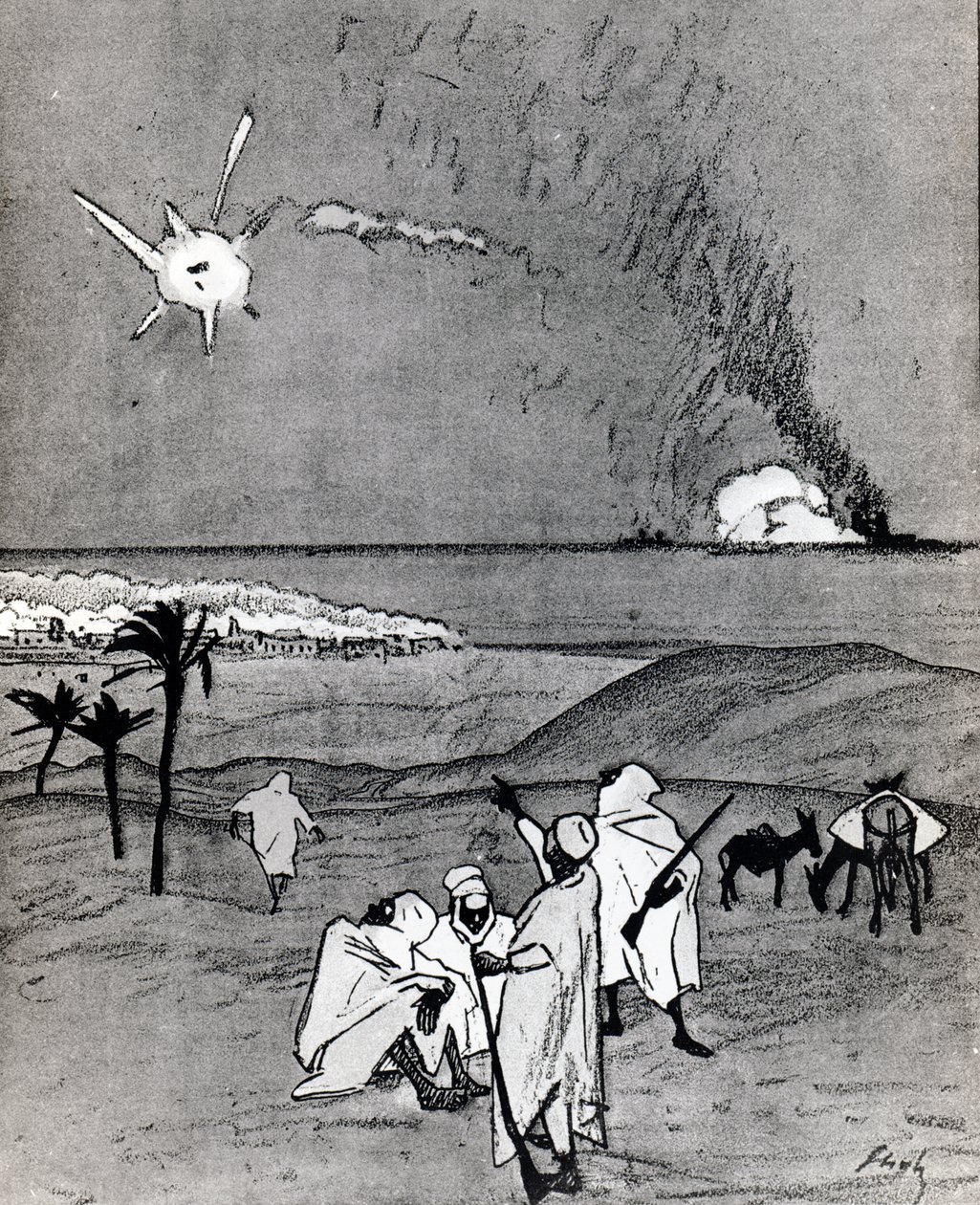 Dime, hermano, ¿es ésa la estrella sobre Belén?", de la revista Simplicissimus. de Wilhelm Schulz