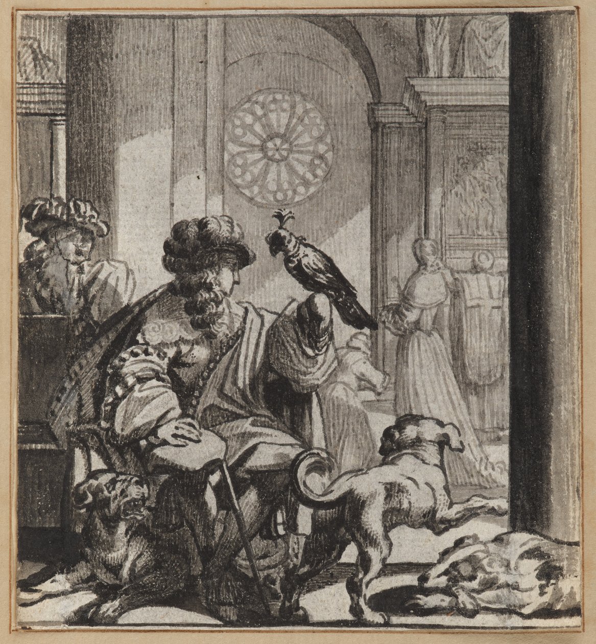 The Fool Going To Church A La Fashion Fool de Wilhelm Stettler