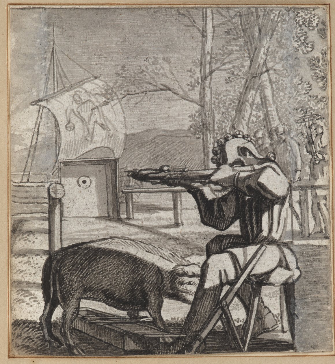 El tonto que dispara al blanco de Wilhelm Stettler