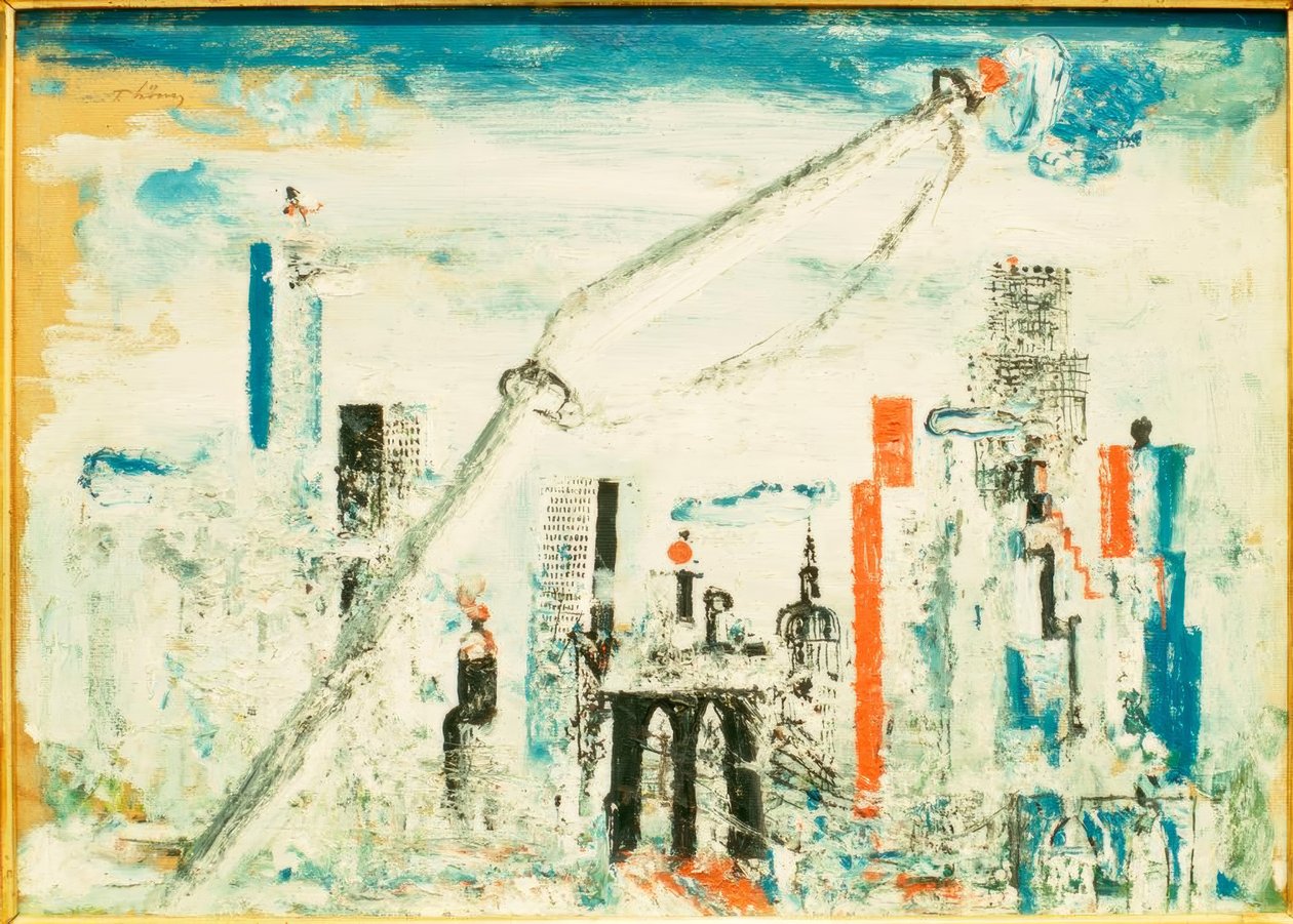 Nueva York, Manhattan con grúa de Wilhelm Thöny