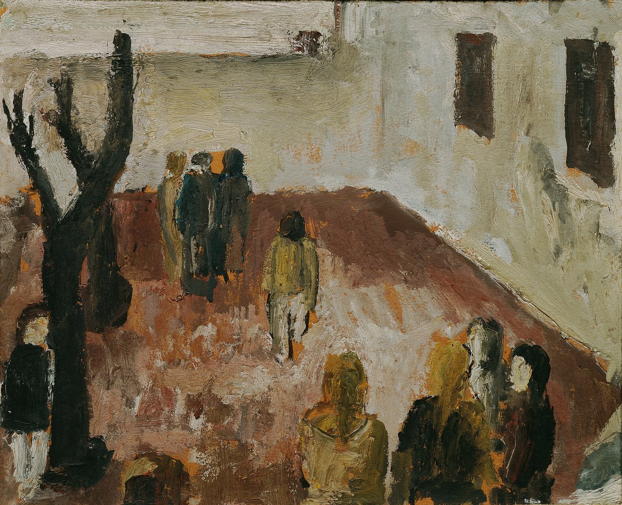 Estudio sobre el "patio de la escuela" de Wilhelm Thöny