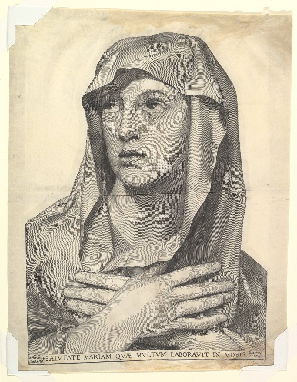 Busto de María con las manos cruzadas de Wilhelm Traut