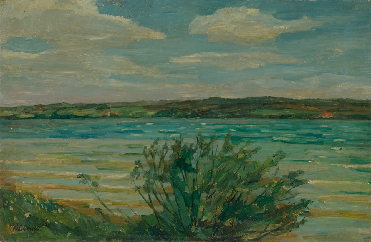 En el lago de Starnberg de Wilhelm Trübner
