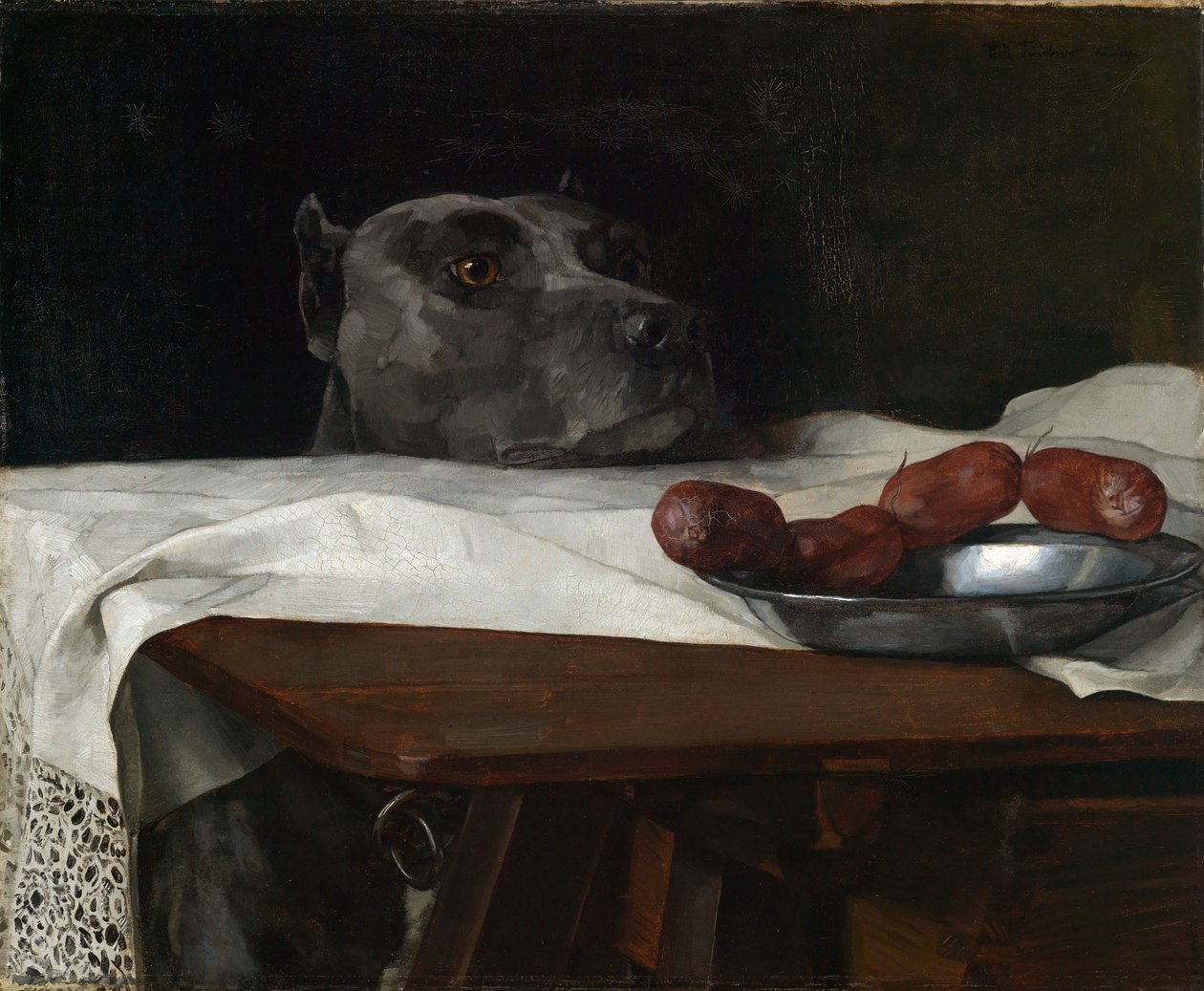 César en el Rubicón de Wilhelm Trübner