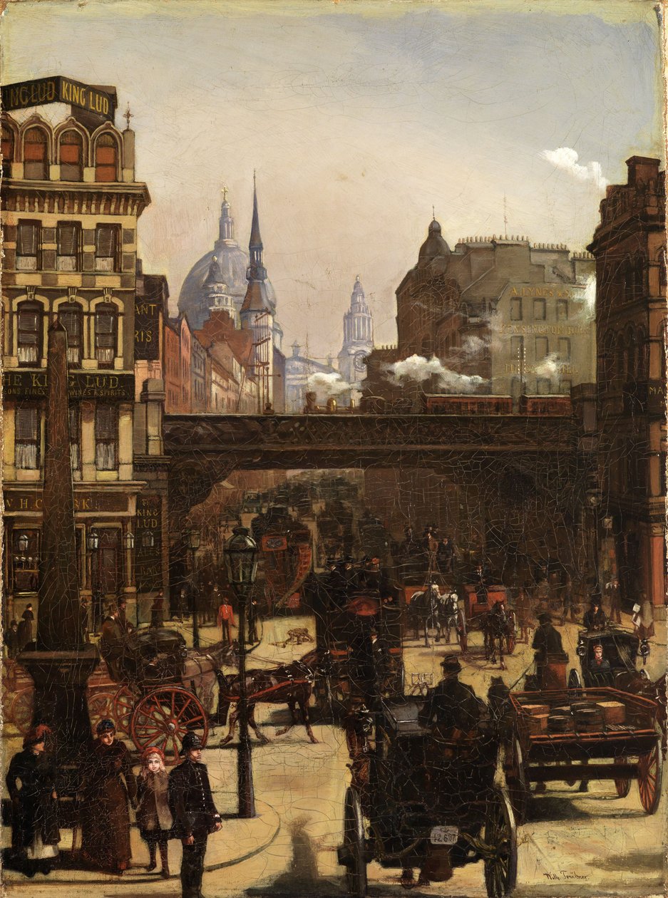 Ludgate Hill de Wilhelm Trübner