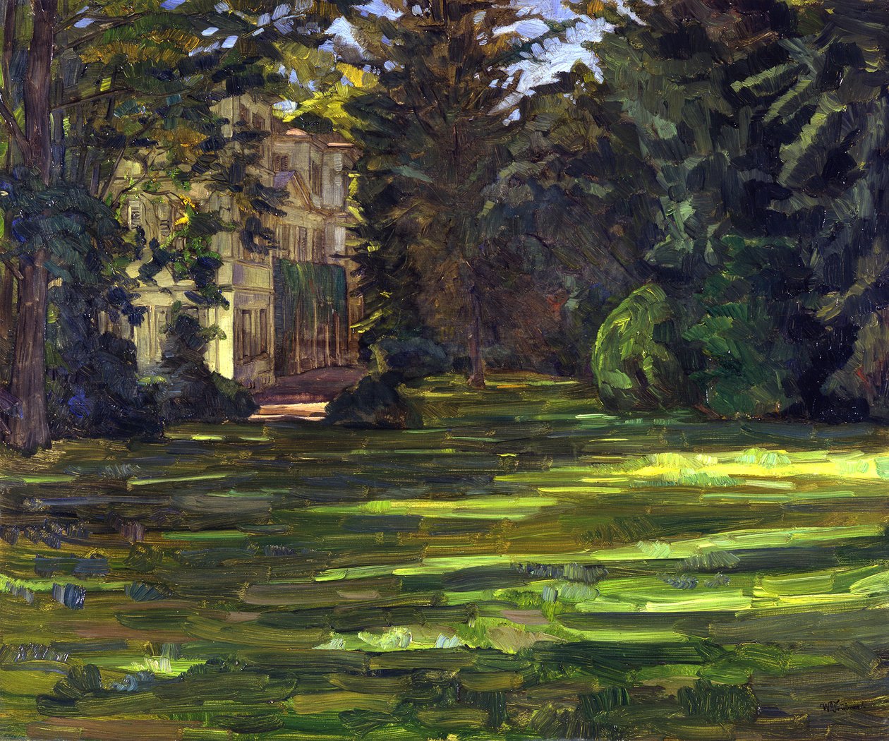 Castillo de Hemsbach de Wilhelm Trübner