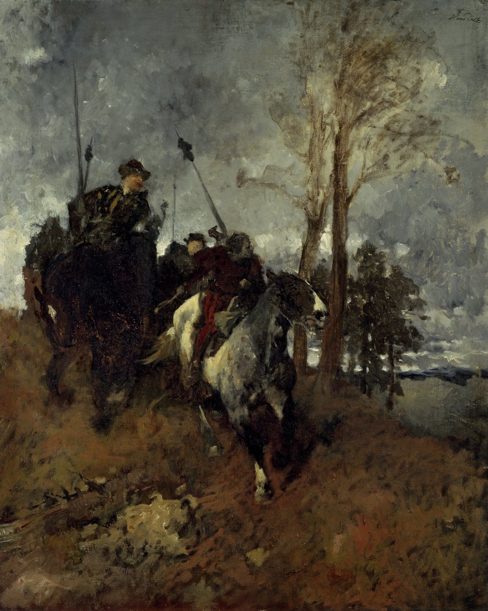 caballero del arbusto de Wilhelm Von Diez