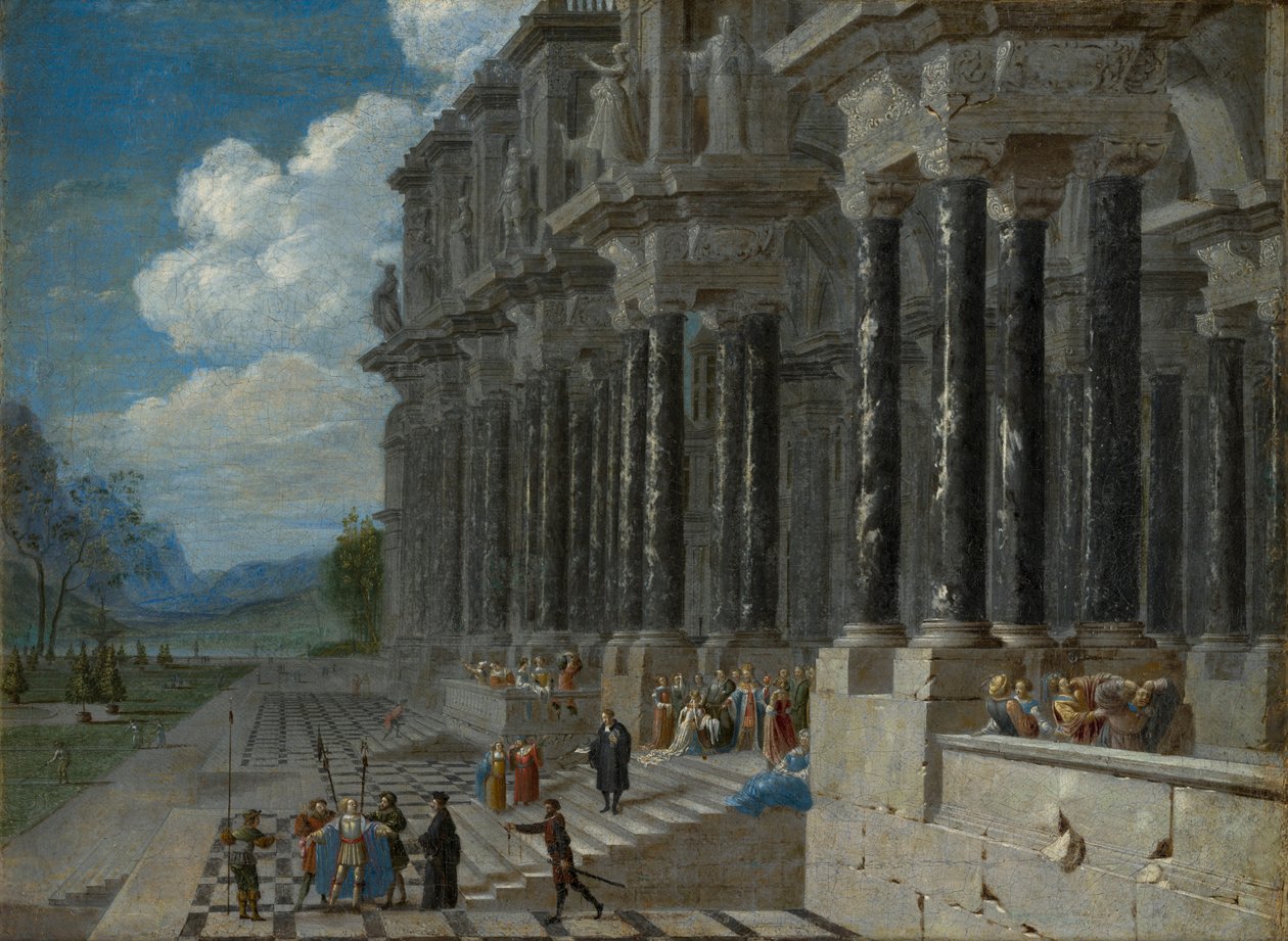 Ester ante Ajasero, c.1650-76 (óleo sobre lienzo) de Wilhelm van Ehrenberg