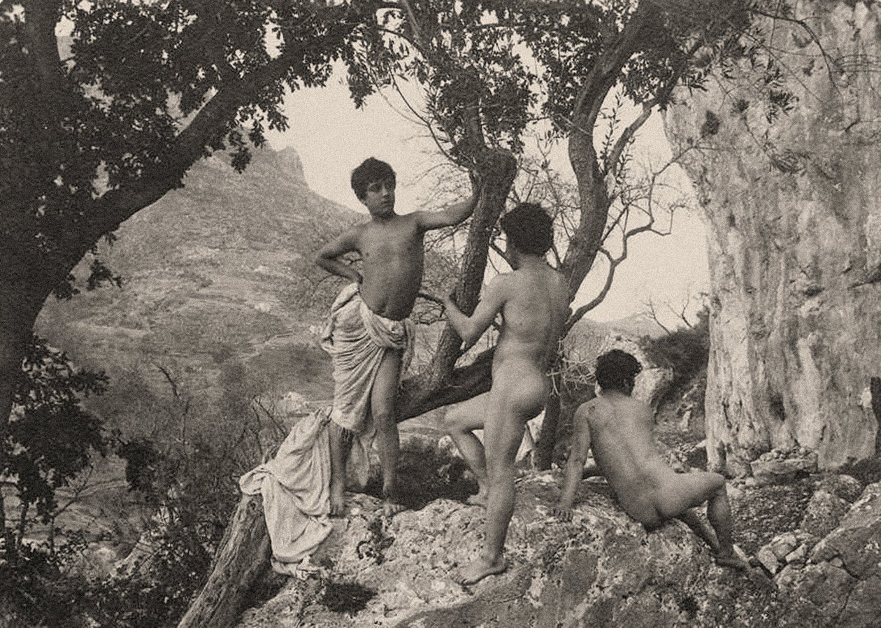 Estudio de desnudos masculinos de Baron Wilhelm von Gloeden