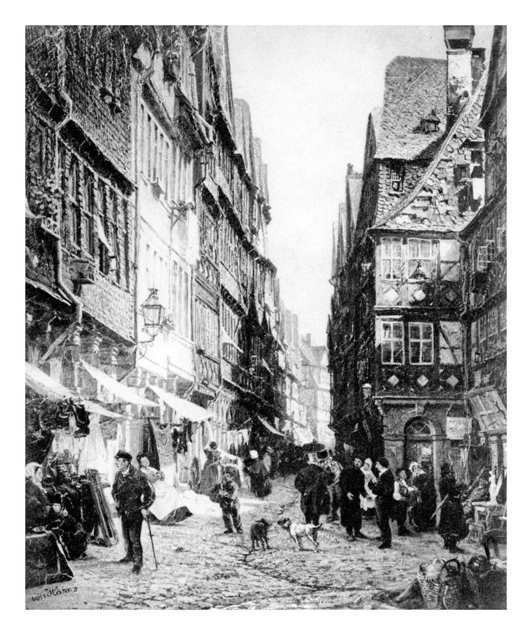 El gueto en Frankfurt de Wilhelm von Hanno