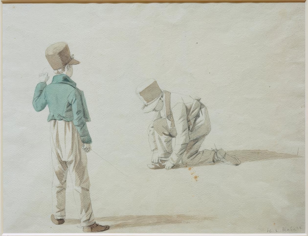 Estudio de niño con gorra de Wilhelm von Kobell