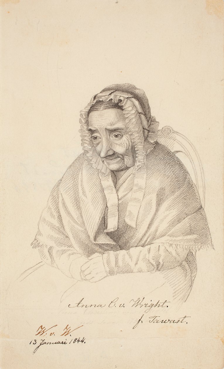 Anna Christina von Wright, abuela del artista de Wilhelm von Wright