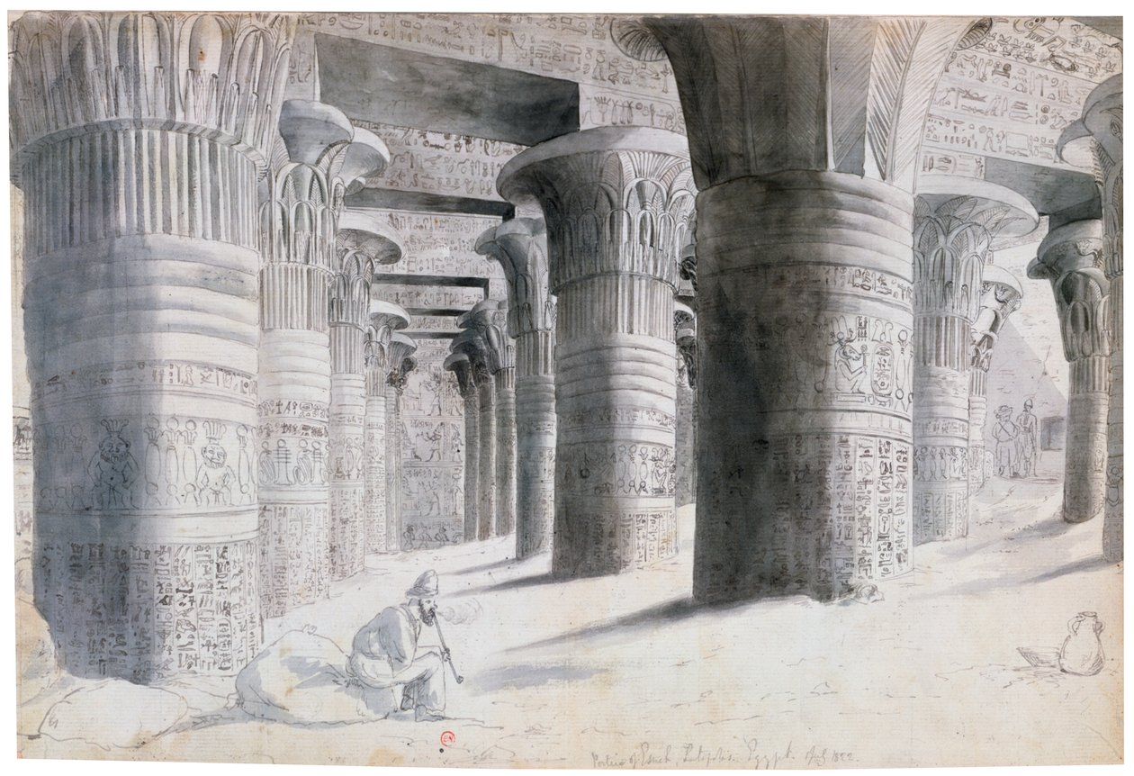 Pórtico de Esuch, Egipto, 1822 de Wilkinson