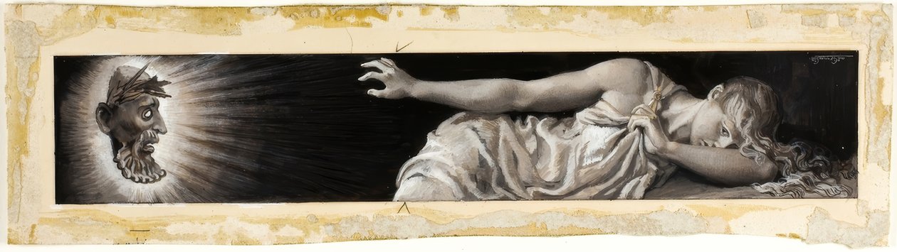 La mirada del sabio la atravesó cruelmente como hierro afilado de Will Hicock Low