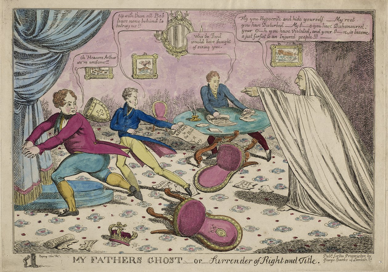 El Fantasma de mi Padre, o Rendición de Derecho y Título, 1829 de Will Sparks