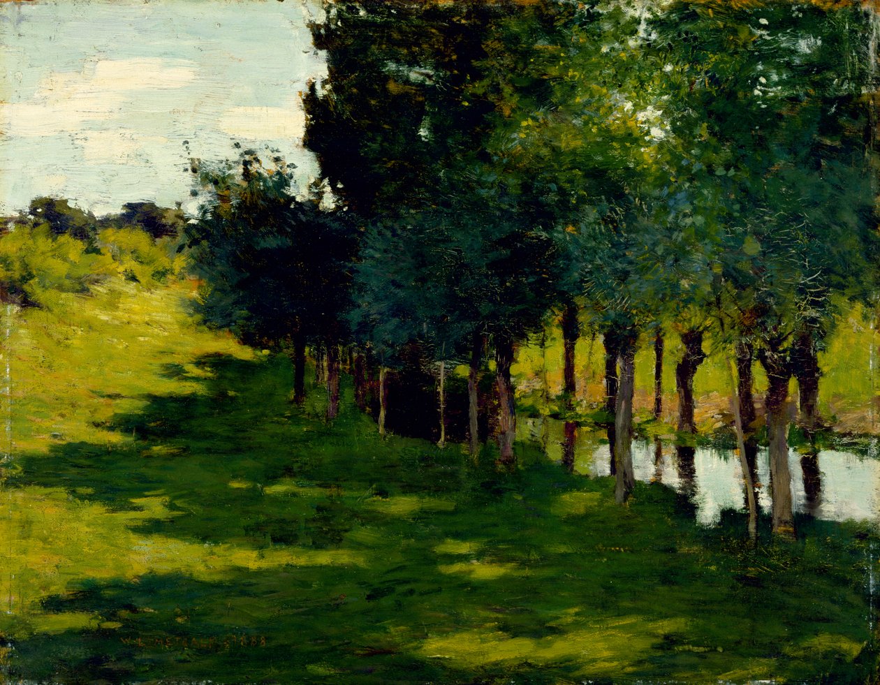 Luz solar y sombra, 1888 de Willard Leroy Metcalf