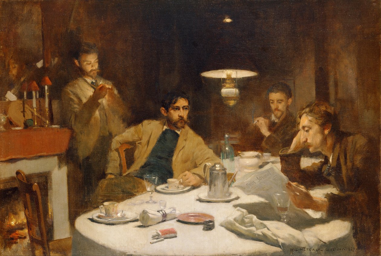 El desayuno de diez centavos de Willard Leroy Metcalf
