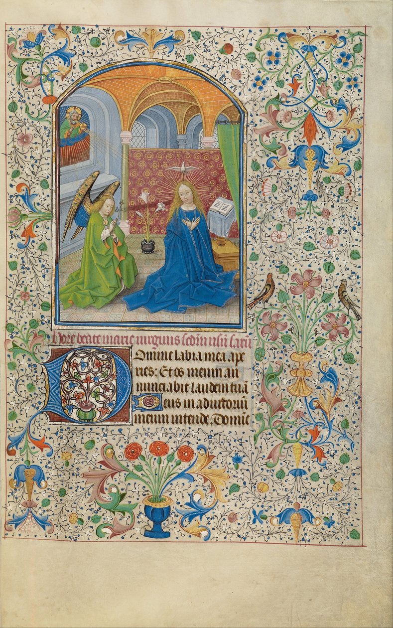 La Anunciación de Willem Vrelant