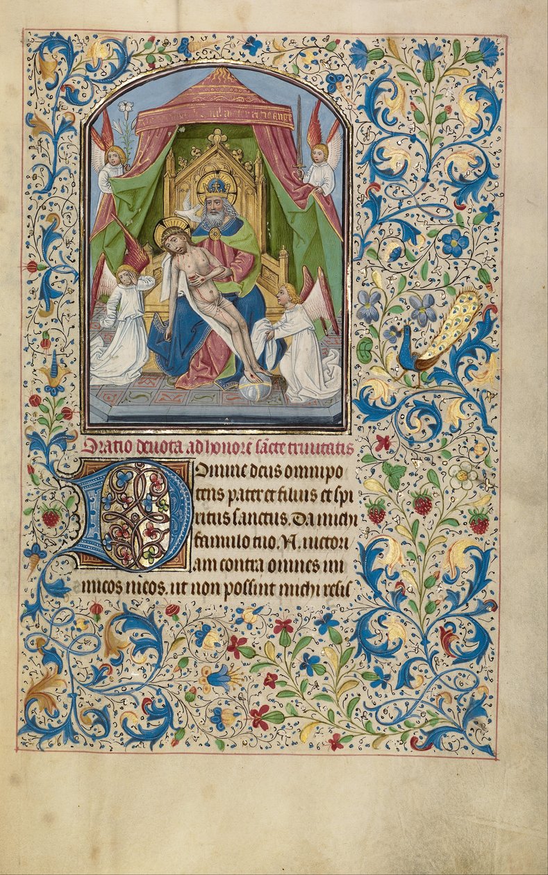 El Trono de Gracia Trinidad de Willem Vrelant