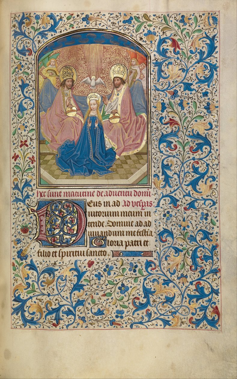 La Coronación de la Virgen de Willem Vrelant