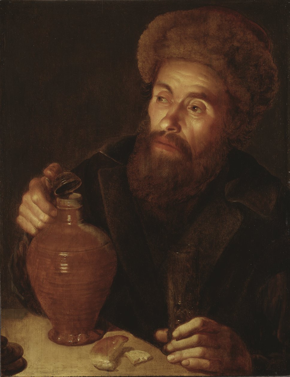 Viejo con una jarra de Willem van der Vliet