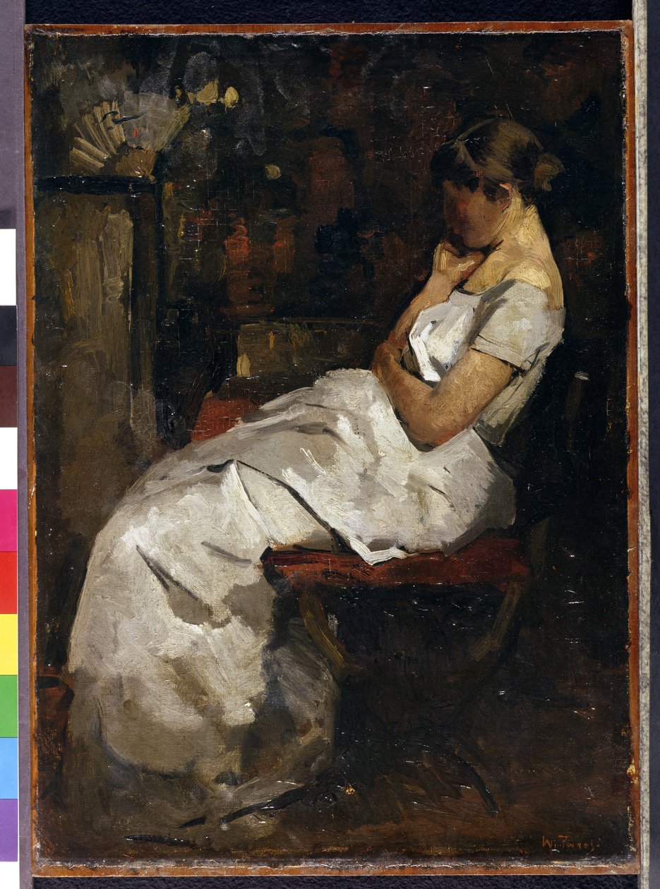 Niña de blanco, c.1889 de Willem de Zwart