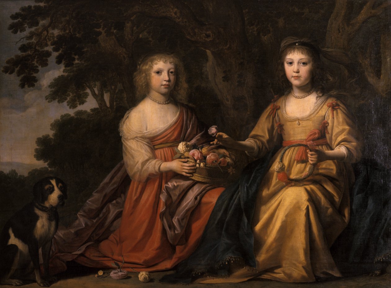 María Magdalena y Charlotta Elisabetha, Princesas de Nassau de Willem van Honthorst