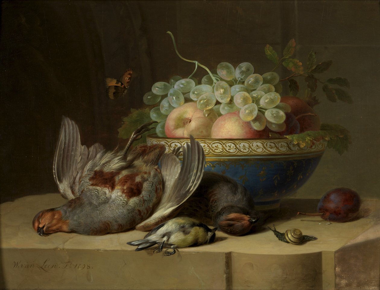Naturaleza muerta de Willem van Leen