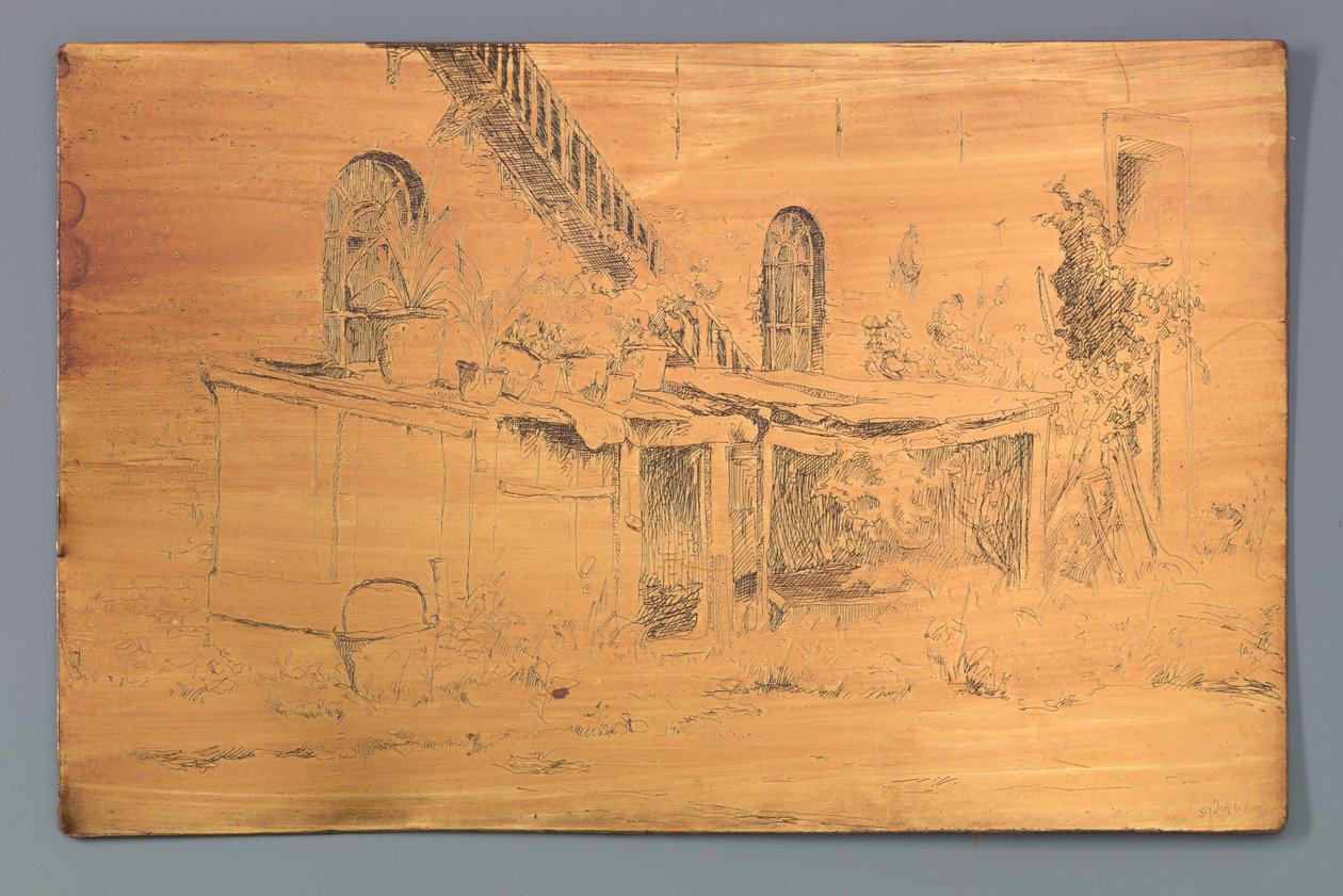 Antiguo gallinero en Voorburg de Willem Adrianus Grondhout