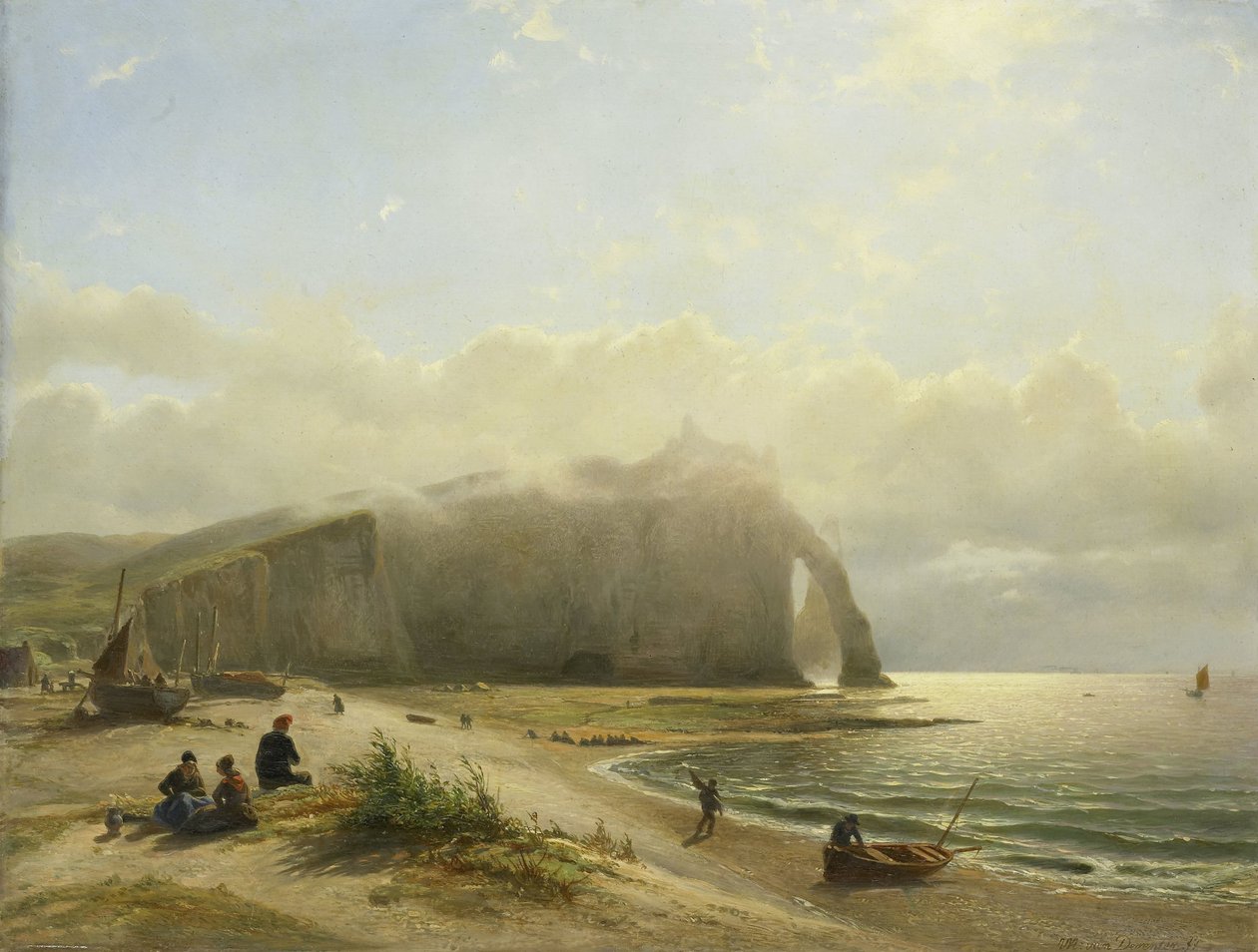 Paisaje marino cerca de la costa de Willem Anthonie van Deventer