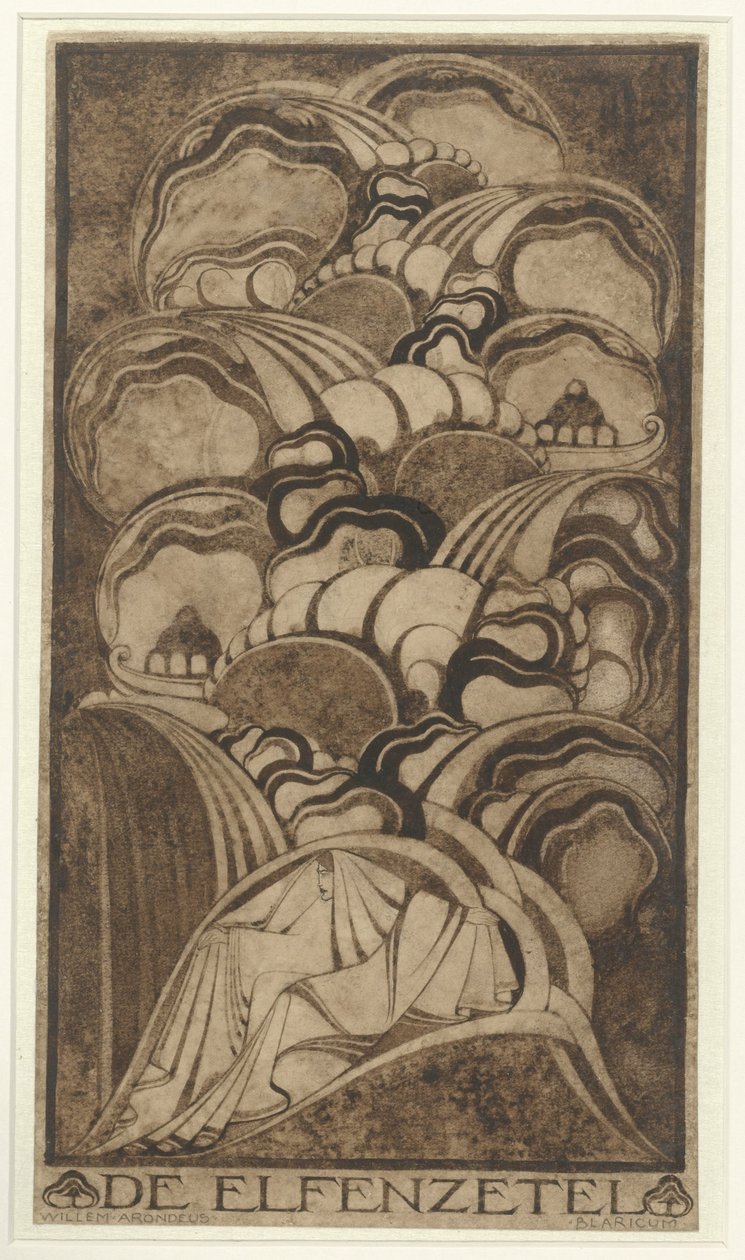 De Elfenzetel (título original en el objeto) de Willem Arondéus (signed by artist)