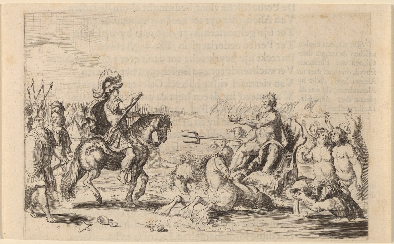 Alejandro Magno y Neptuno de Willem Basse
