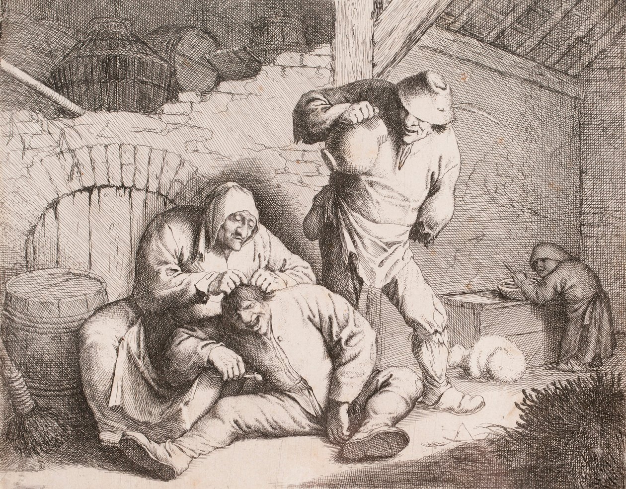 Quitapiojos, según Anthonie Victoryns de Willem Basse