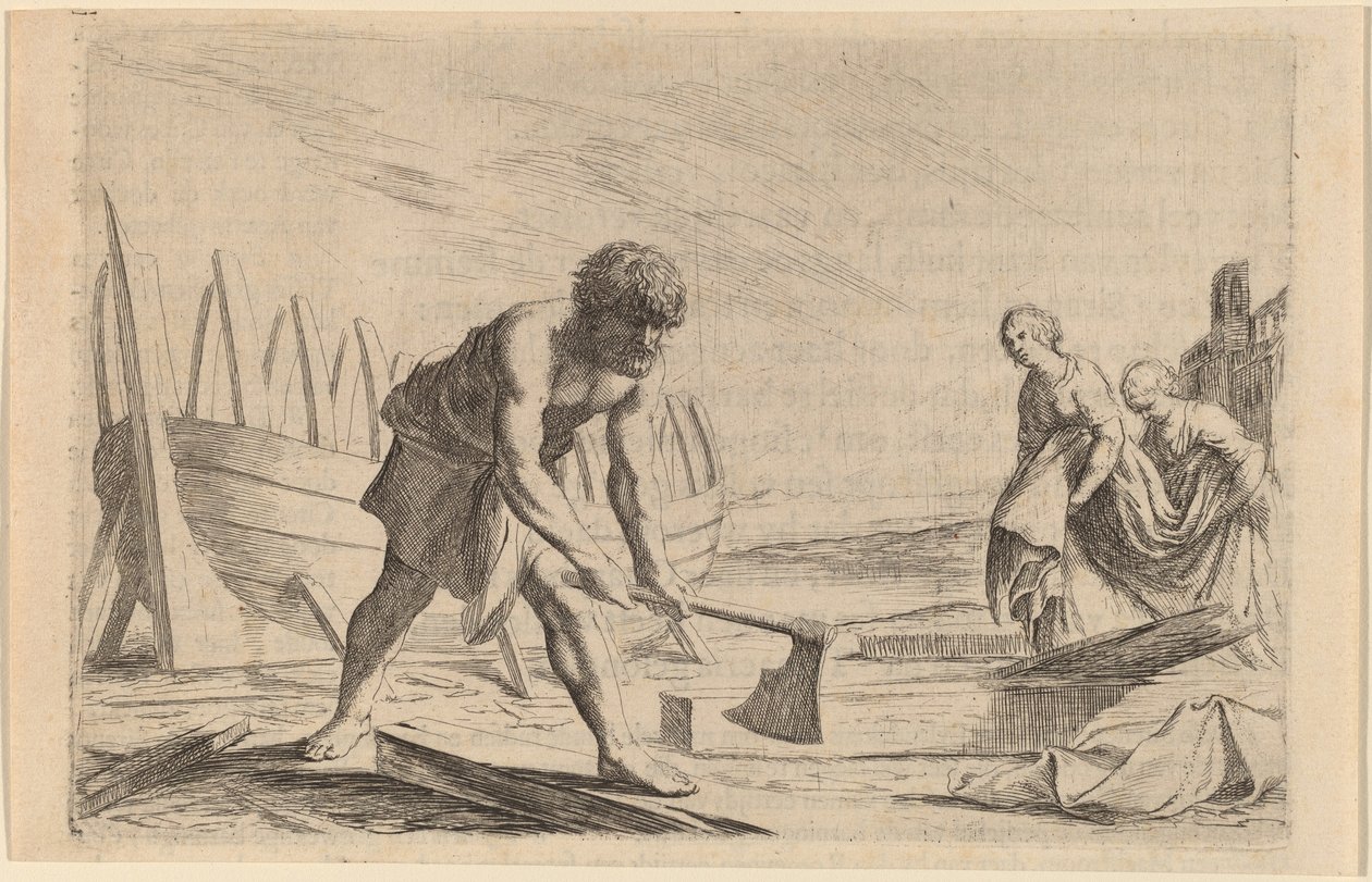 Ulises en la isla de la diosa Calipso de Willem Basse