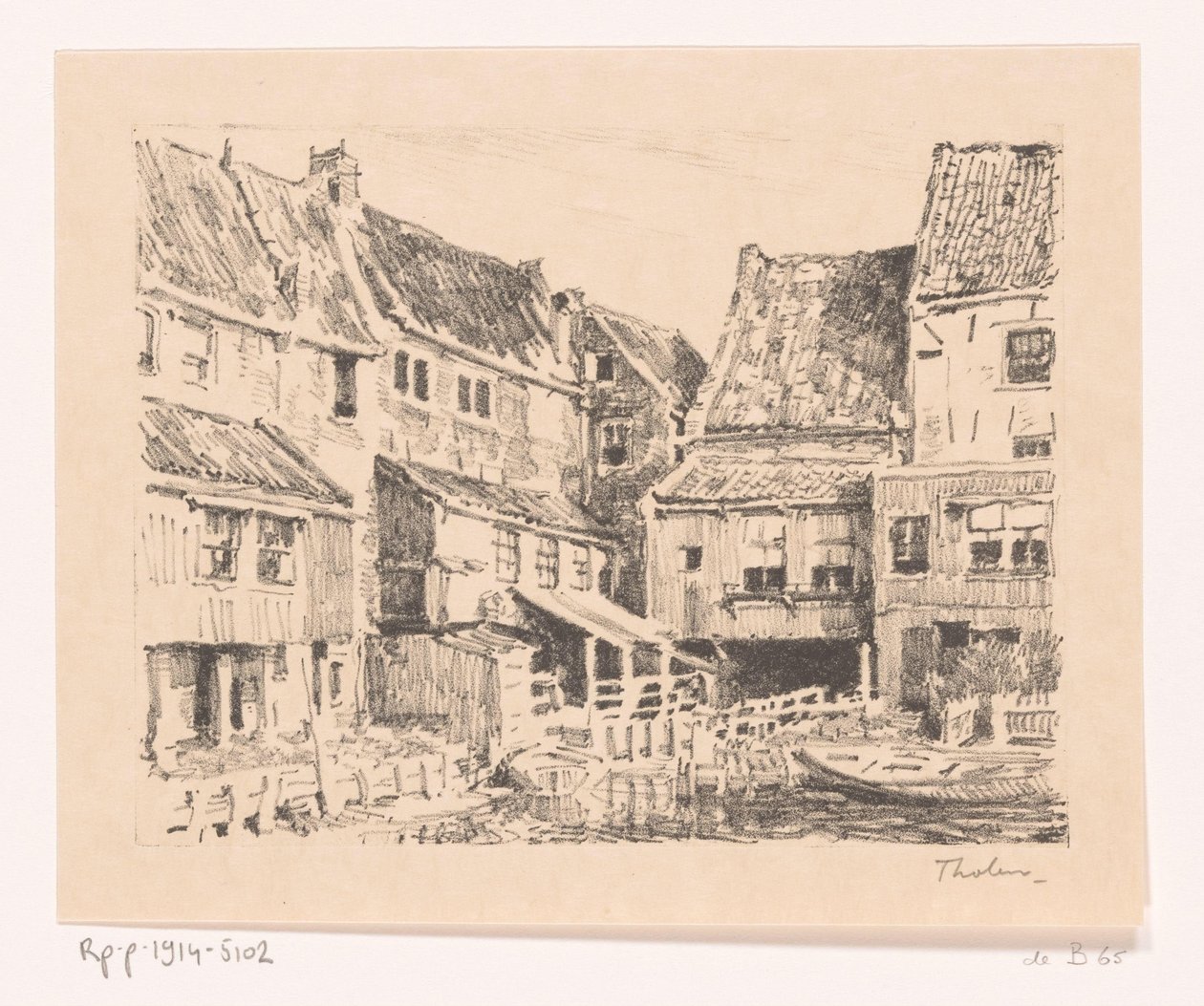 Parte trasera de las casas antiguas, Enkhuizen
Casas antiguas, Enkhuizen (título original) de Willem Bastiaan Tholen (signed by artist)