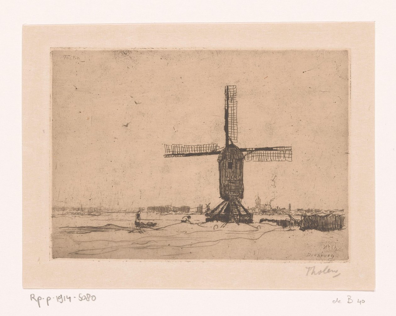 Molino de Doesburg
Molino cerca de Doesburg (título original) de Willem Bastiaan Tholen (signed by artist)