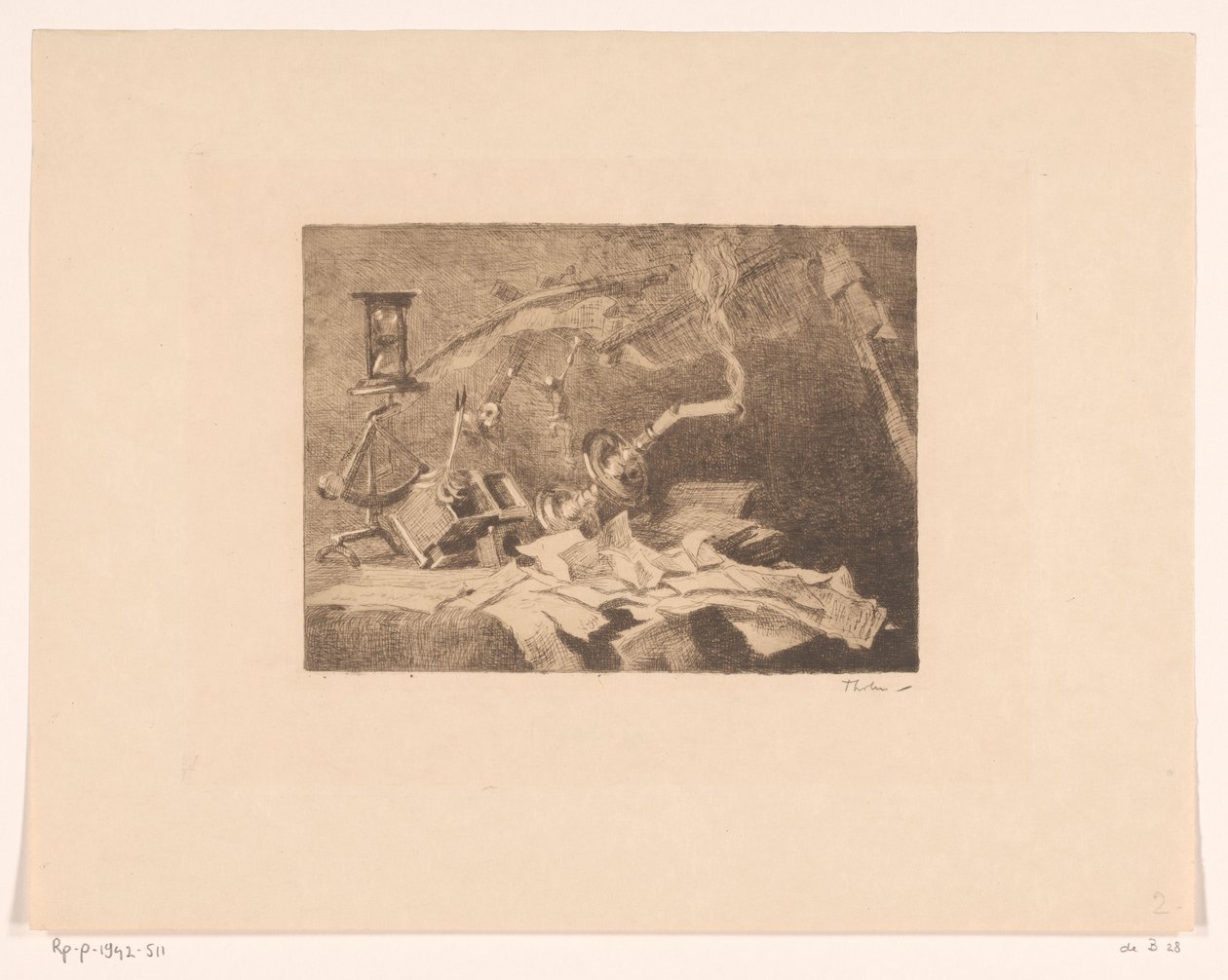 Naturaleza muerta con objetos caídos y rotos
Fin (título original) de Willem Bastiaan Tholen (signed by artist)