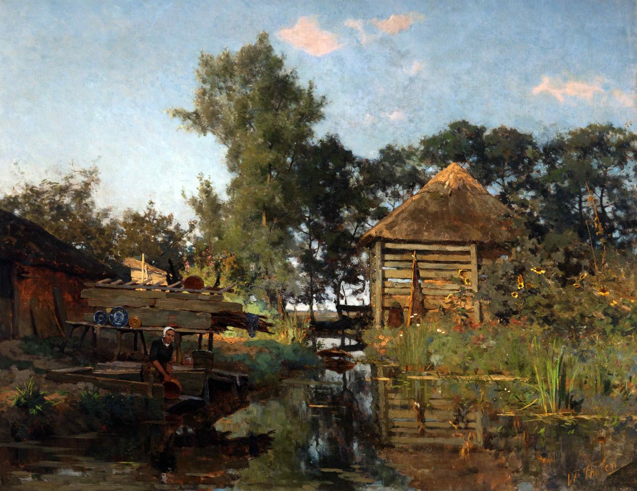 Una lavandera de Willem Bastiaan Tholen