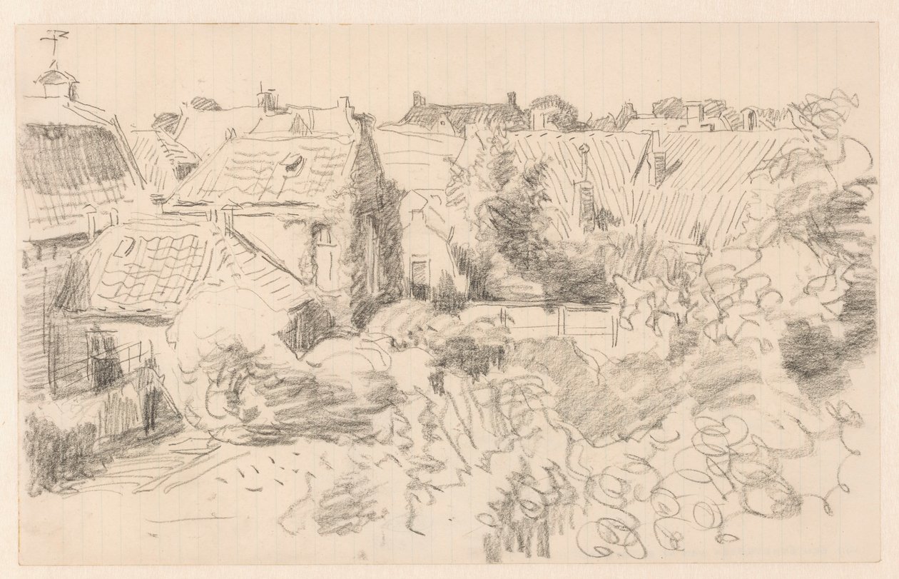 Techos y jardines en Enkhuizen de Willem Bastiaan Tholen