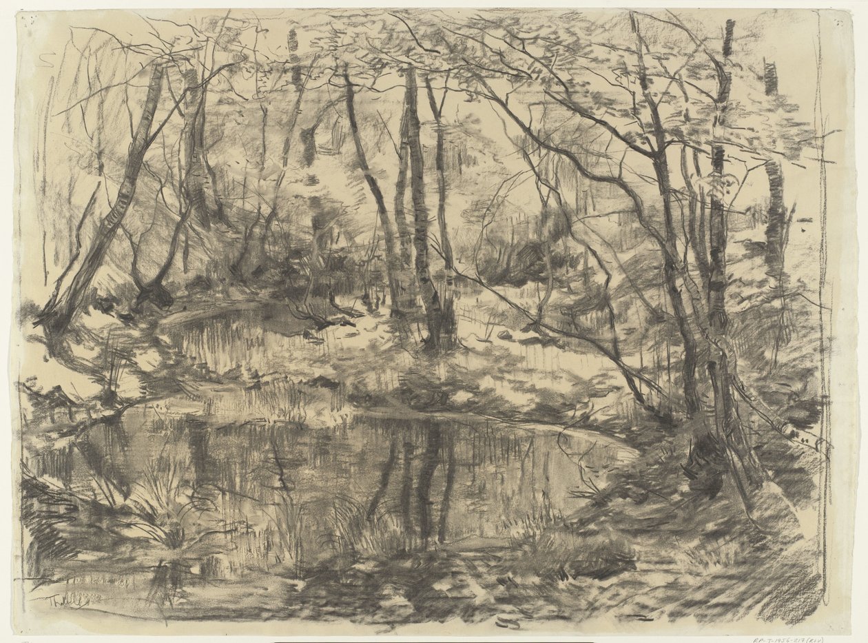 El estanque de Ewijkshoeve de Willem Bastiaan Tholen