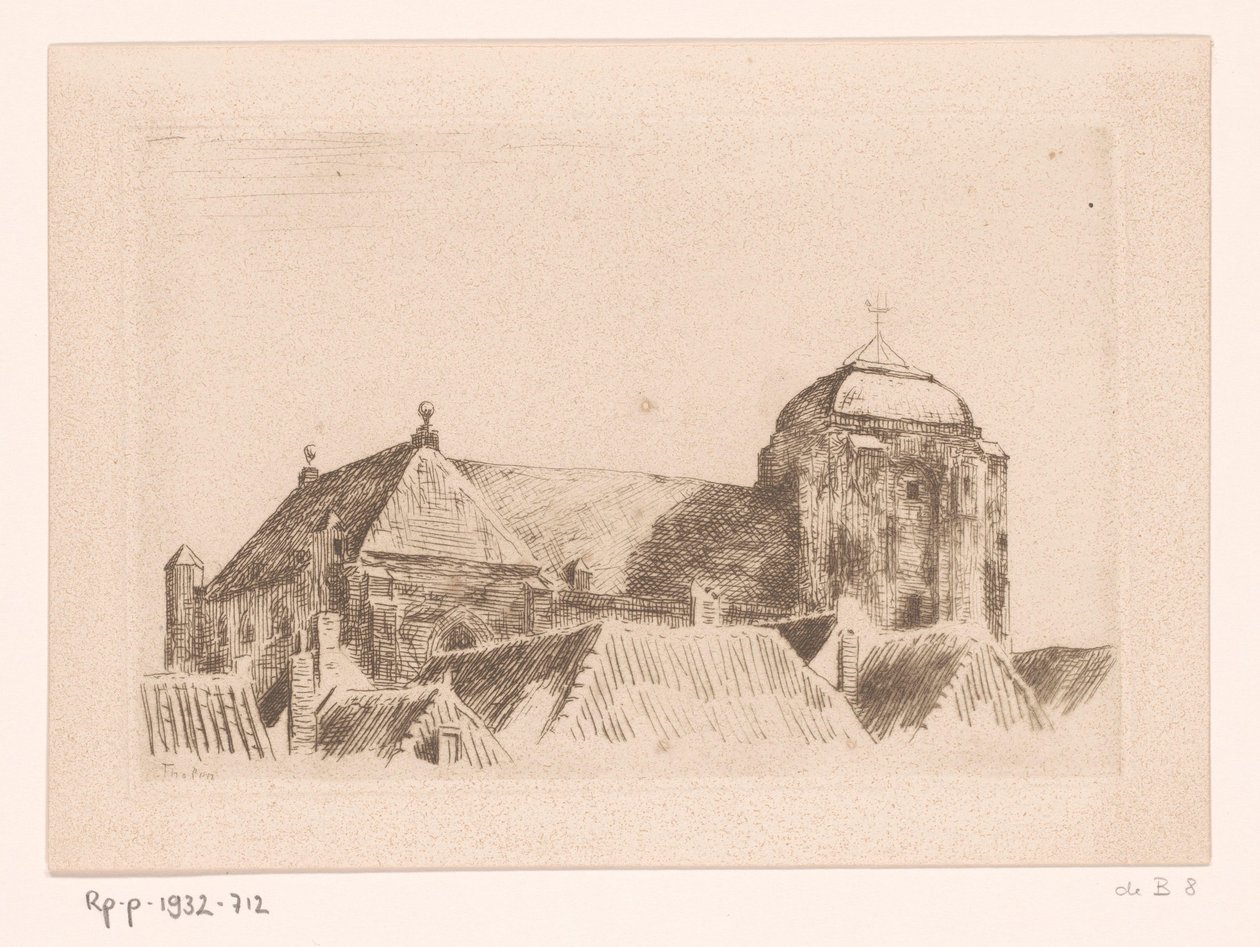 Vista de la Grote Kerk, Veere
Barco en la torre, Veere (título original) de Willem Bastiaan Tholen