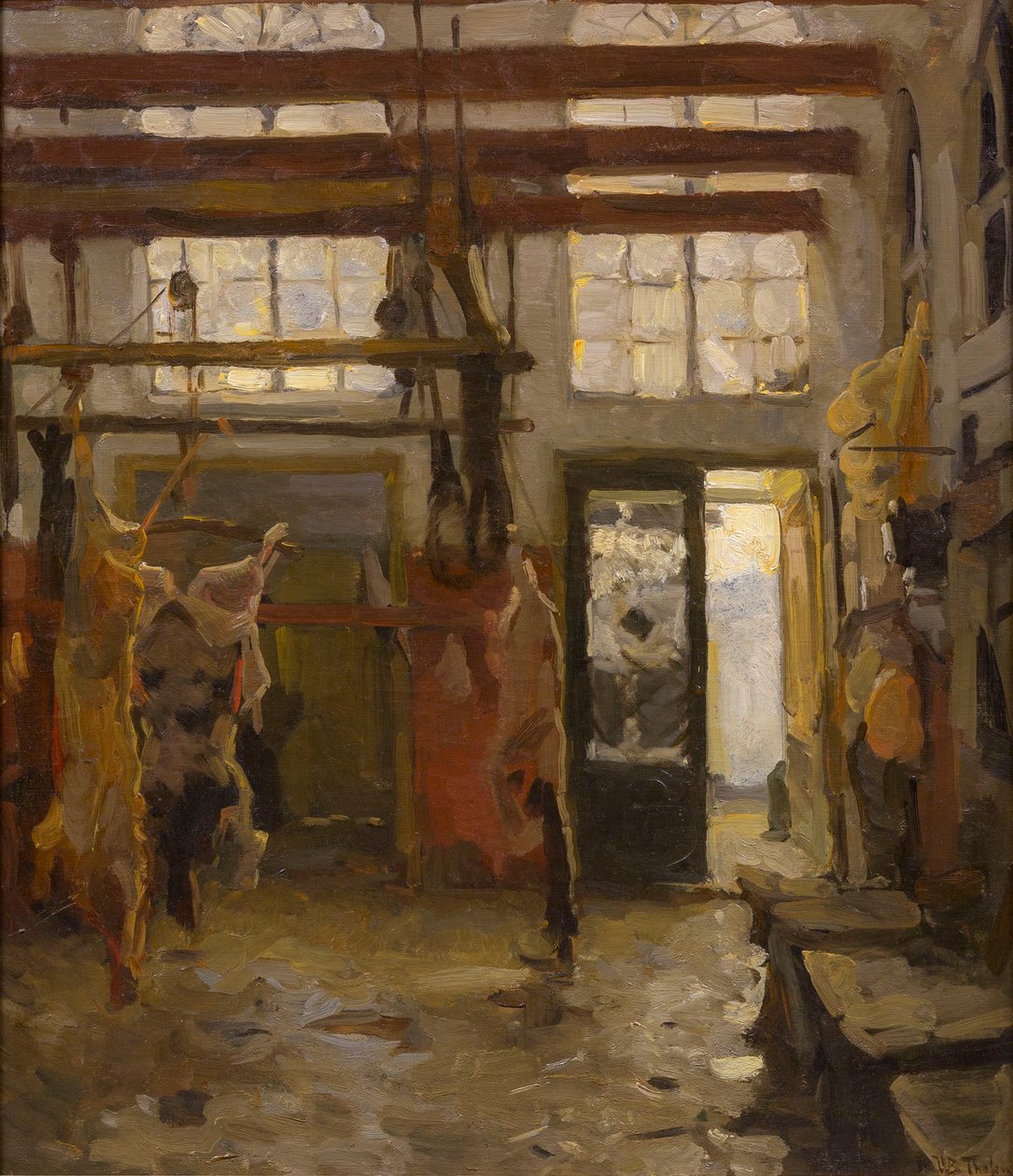 Matadero, 1890 de Willem Bastiaan Tholen