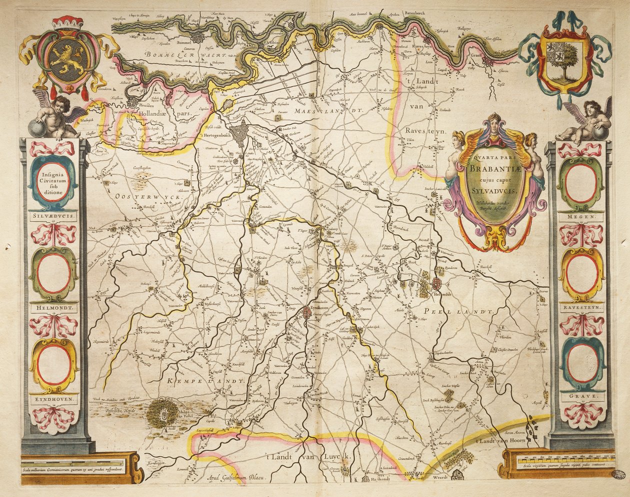Brabante de Theatrum Orbis Terrarum de Willem Blaeu