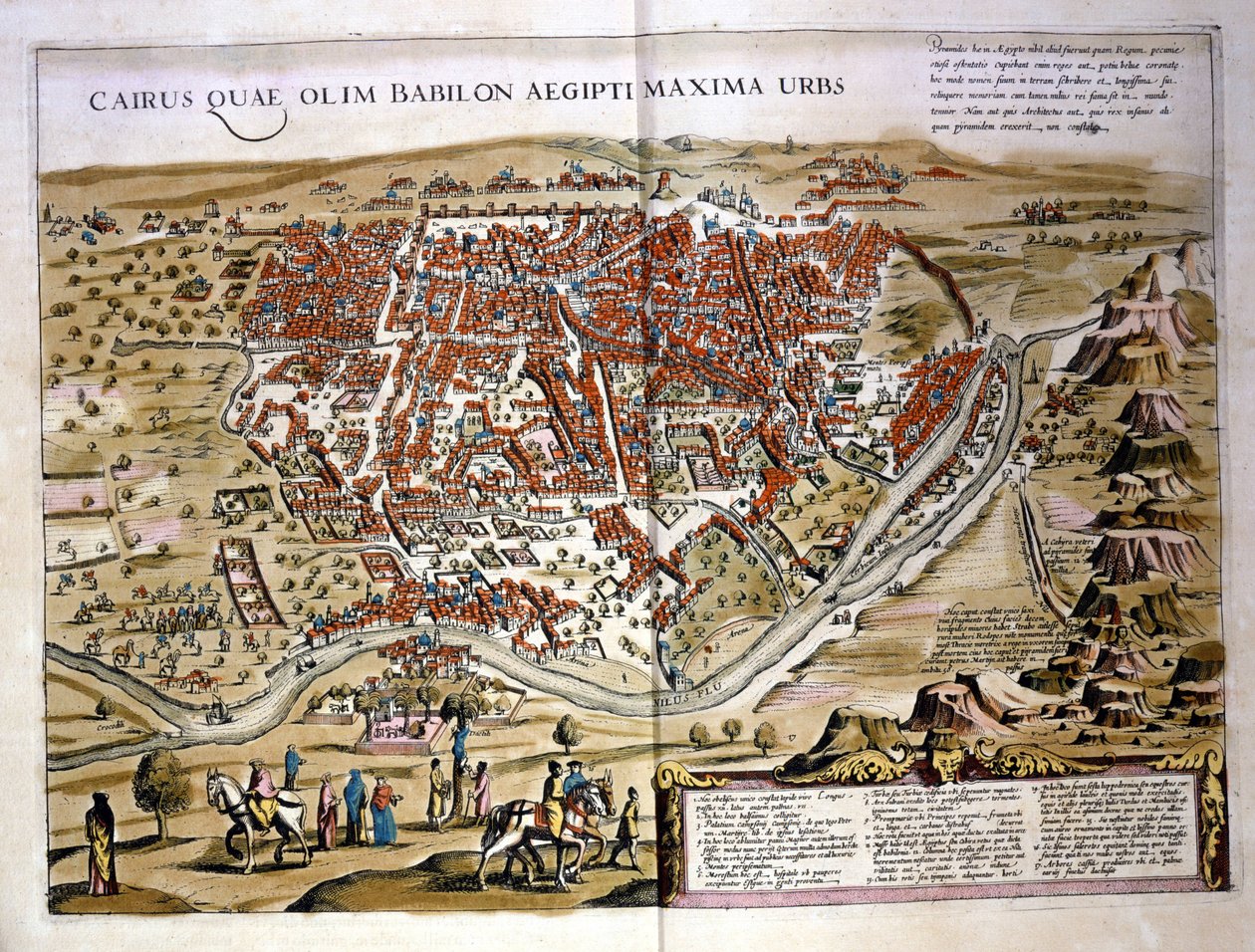 El Cairo. Atlas por Wilhelm Blaeu, Ámsterdam 1630. de Willem Blaeu