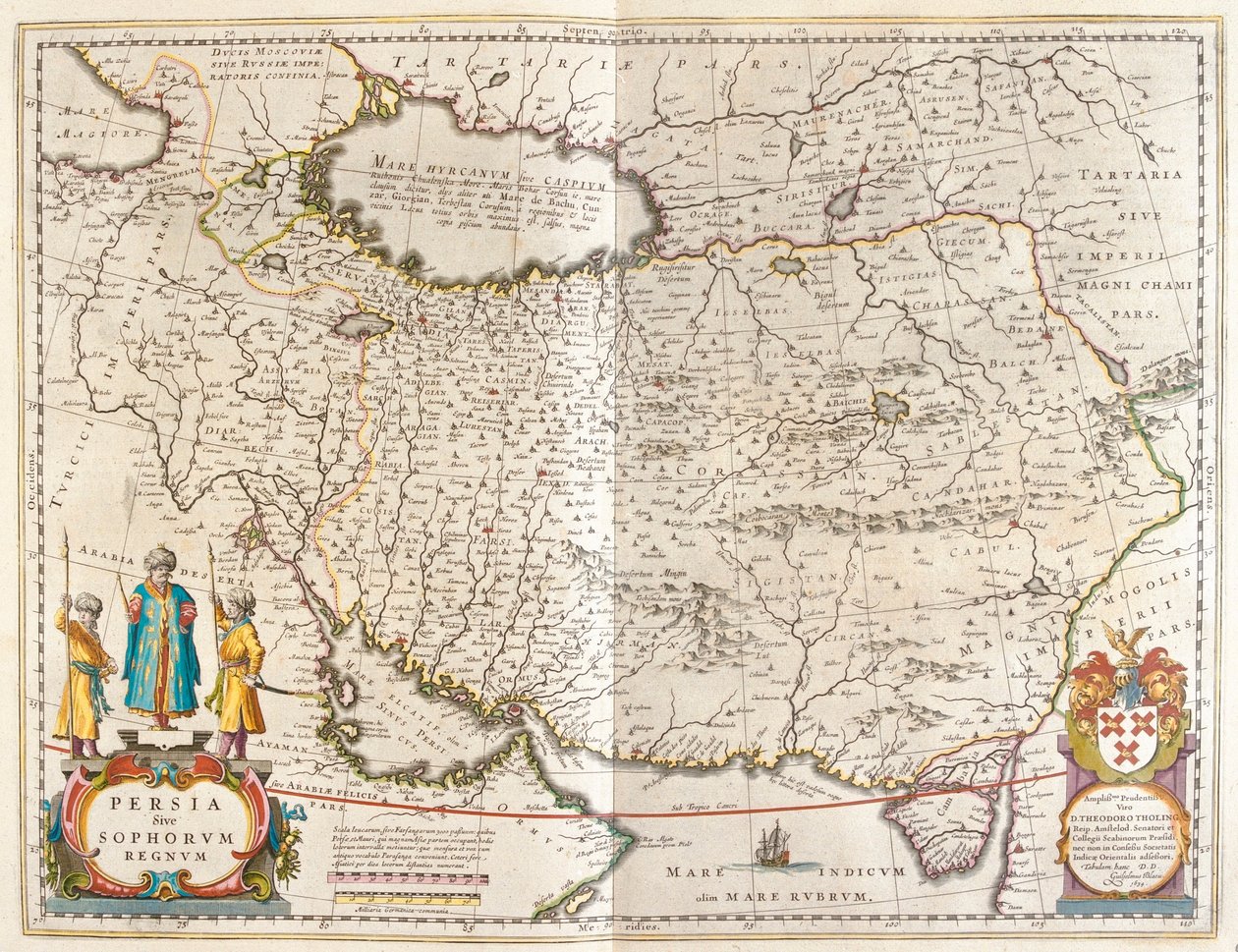 Imperio Persa, en "Theatrum Orbis Terrarum, sive Atlas Novus" de Willem Blaeu, Amsterdam. de Willem Blaeu