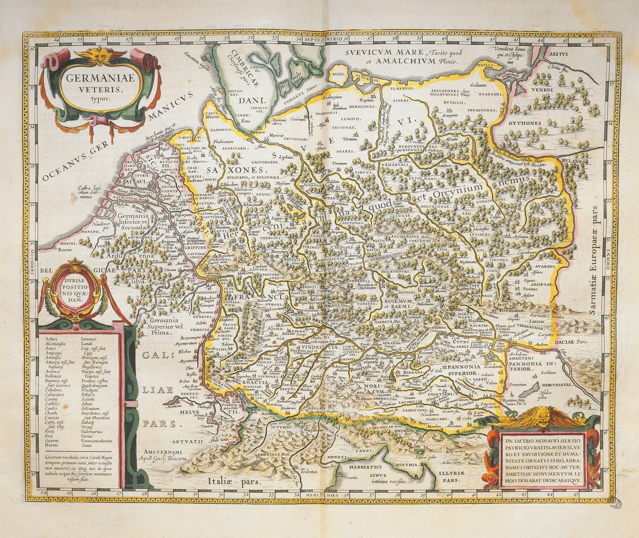Veteris Germany del Theatrum Orbis Terrarum por Willem Blaeu, Ámsterdam de Willem Blaeu