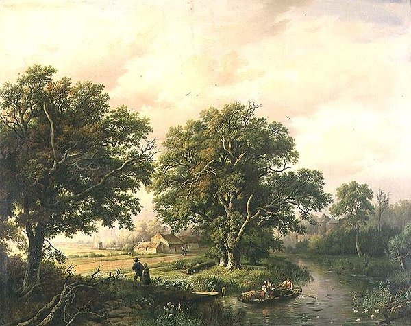 Escena del Río de Willem Bodeman